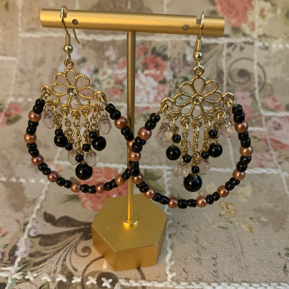 New earrings, Beautiful Fall colors!